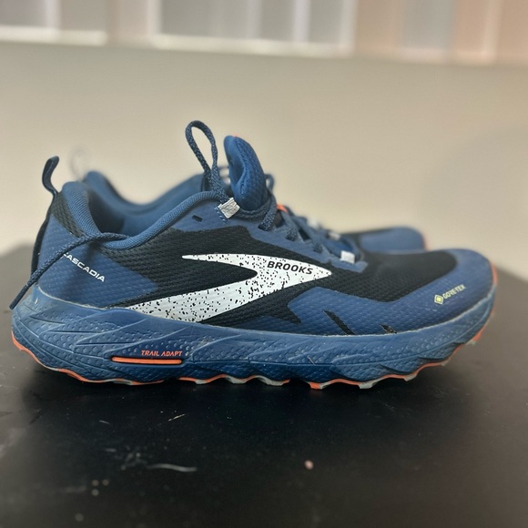 Brooks Cascadia 17 GTX Mens 12 Shoes Gore-Tex Blue 1104021D062